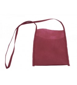 Sacs porte-verres INAO en tissus non tissé bordeaux, neutre, 10 pièces