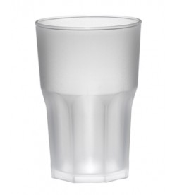 Hard clearance plastic glasses