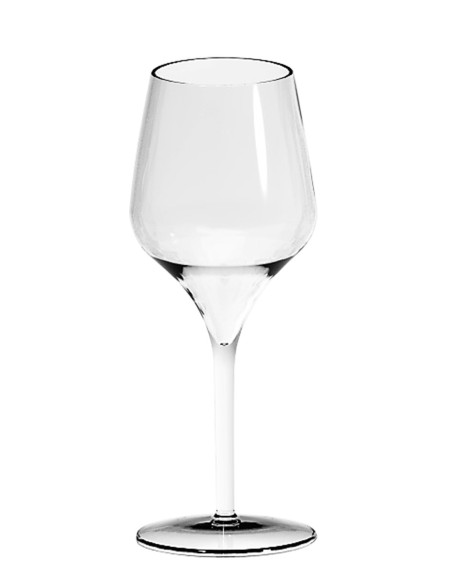 Calici vino plastica tritan eventi cl. 35, set 6 pz