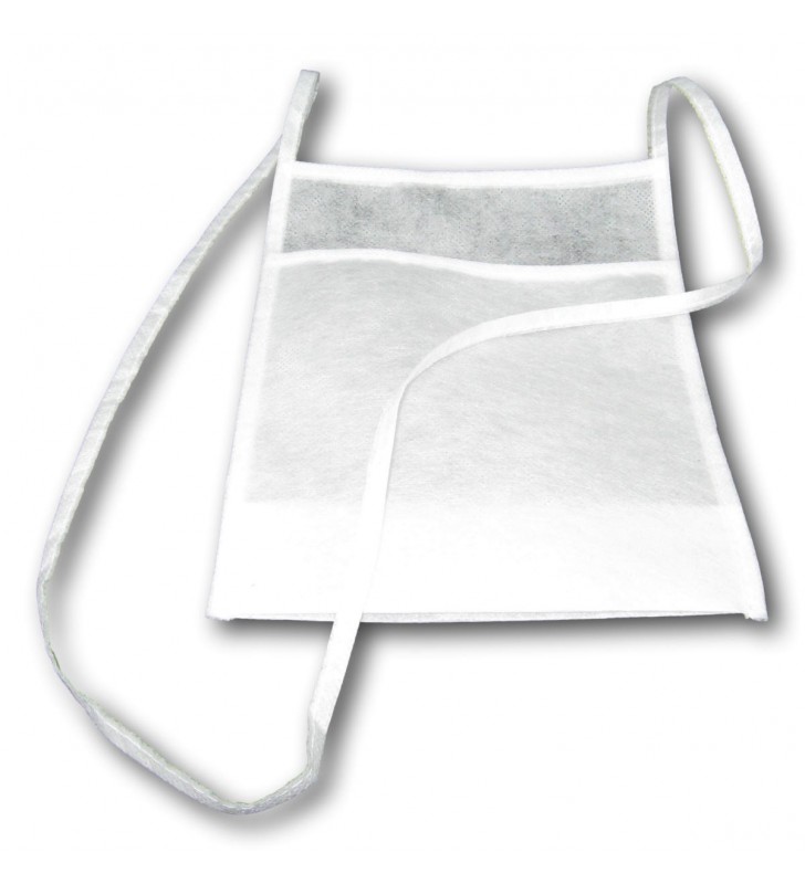 Sacs porte-verres en PLA blanc, grand verres, biodégradable, écologique