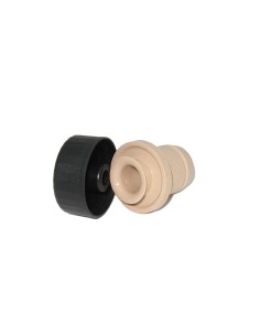 Wine pourer cap, 18.5 mm, reusable