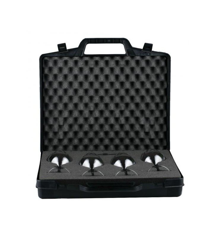 Set Degustazione AIS, 1 Valigia, 4 Calici AIS, 1 Cavatappi. vista frontale