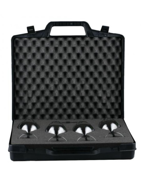 VDGLASS  Wine tasting  Carrying Case, 4 glasses, 1 Corkscrew