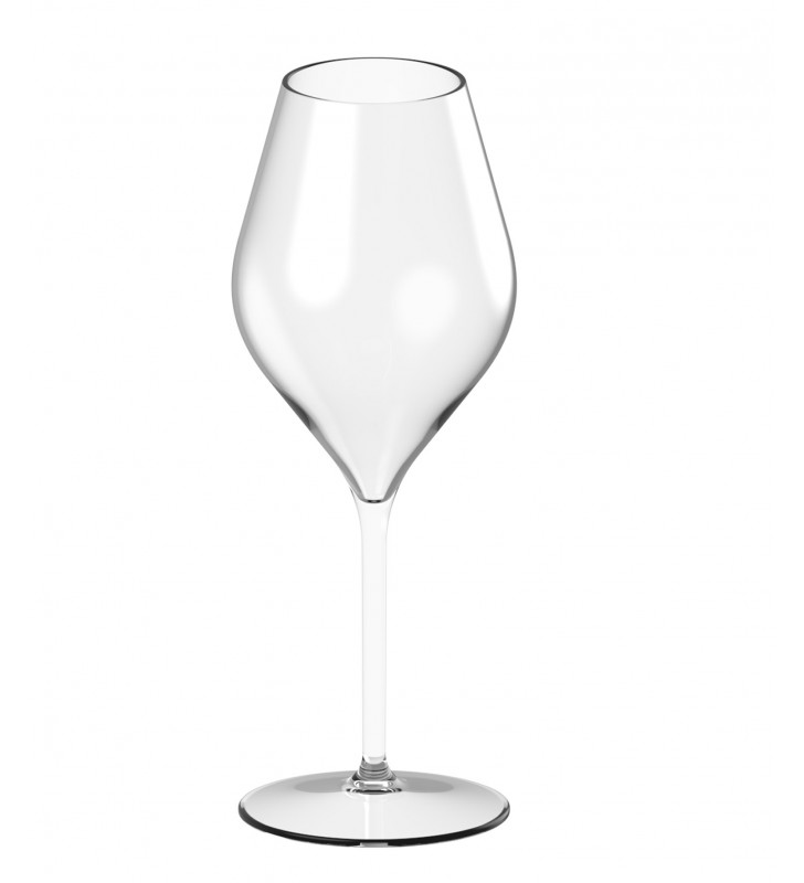 Verres à vin et à apéritif en plastique Tritan réutilisables 46 cl