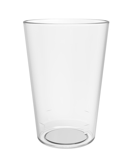 Bicchiere conico plastica SAN birra, acqua, succhi di frutta, cl. 40