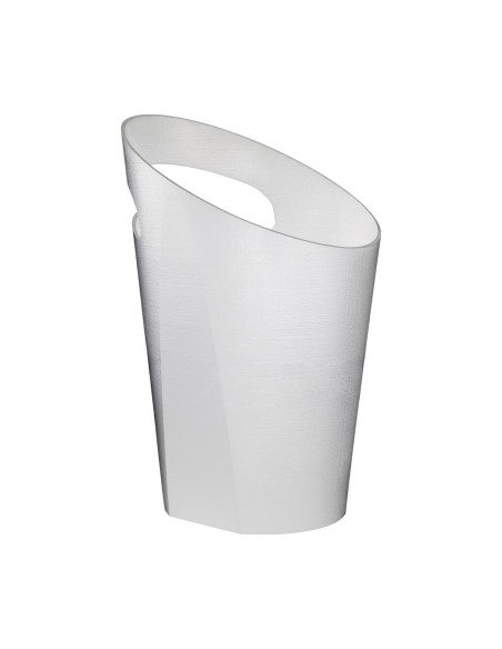 Secchiello Sursum in plastica bianco da 1 bottiglia