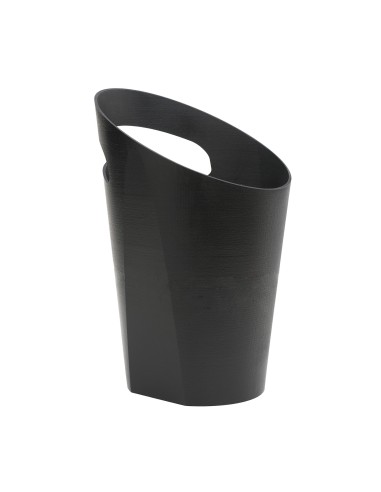 Secchiello Sursum in plastica nero da 1 bottiglia