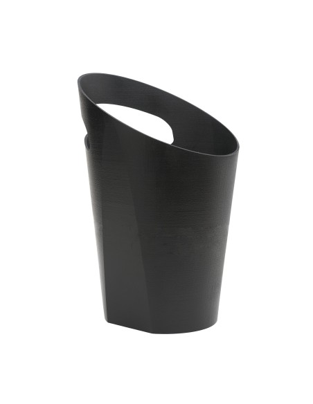 Secchiello Sursum in plastica nero da 1 bottiglia