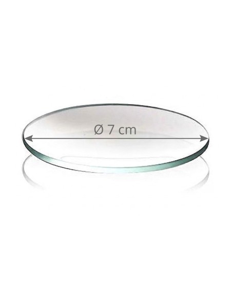 Couvercle en Verre de Montre 7cm pour Verres Huile