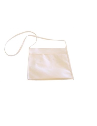 Tnt Glass holder bag ivory color for tasting, customizable.