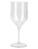Verres à dégustation en plastique réutilisables 25 Cl, transparent