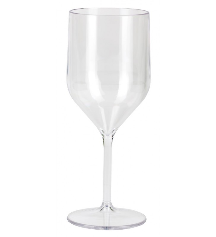 Verres à dégustation en plastique réutilisables 25 Cl, transparent, 6 pièces