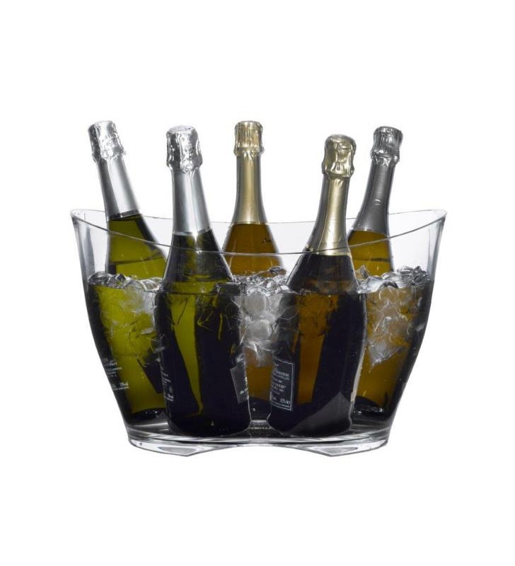 Spumantiera in plexiglas per 5-6 bottiglie