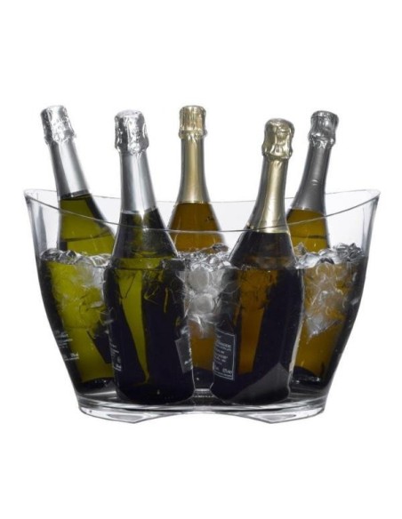 Spumantiera in plexiglas per 5-6 bottiglie