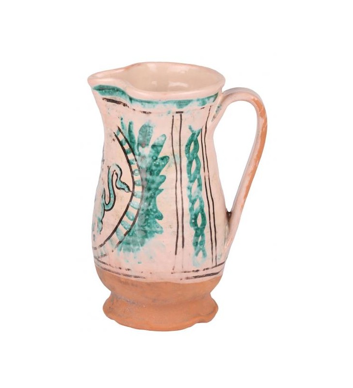 Green Lion's Medieval Jug, Handmade Green Lion's Medieval Jug, Handmade