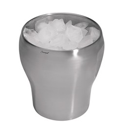 Screwpull Champagne Bucket, 1 Bottle, Stainless Steel