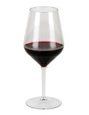 Verres à vin, apéritifs  en polycarbonate plastique réutilisables 47 Cl, transparent