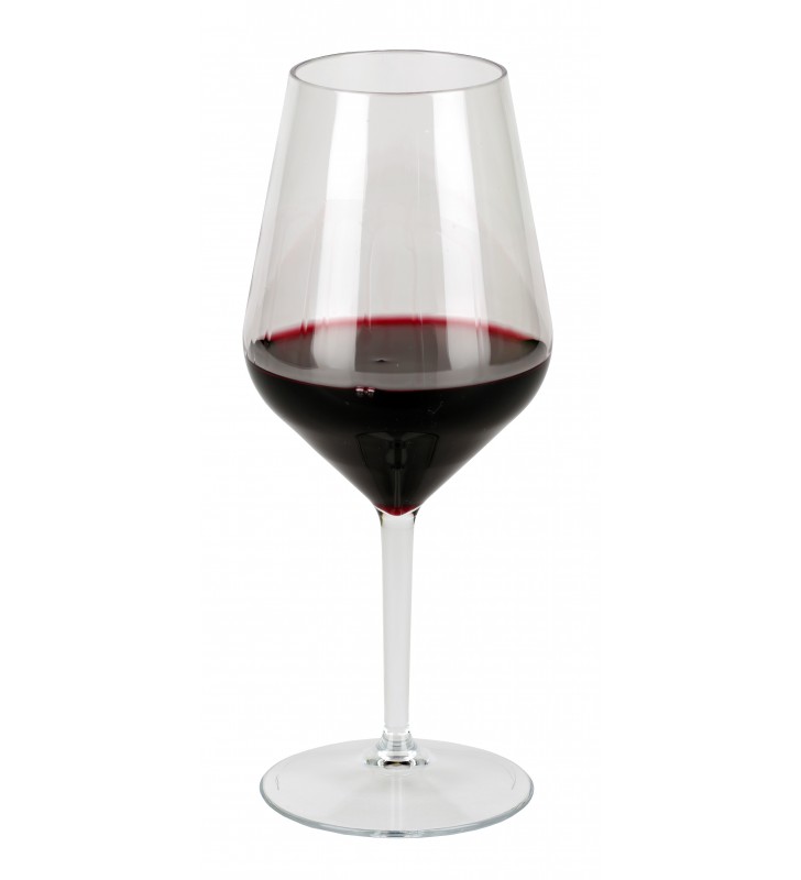 Verres à vin en Tritan plastique réutilisables 47 Cl, transparent