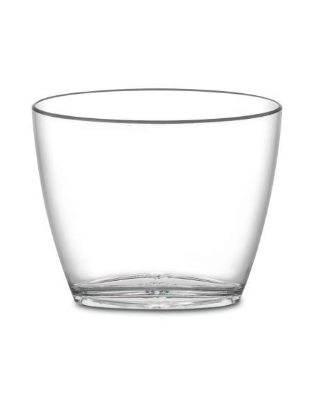 Plexiglas Ice Bucket, 3 Bottles, Clear