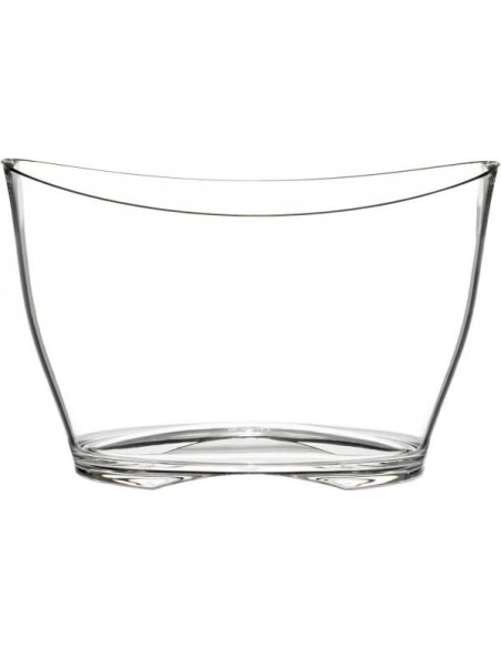 Sektkühler aus Plexiglas für 5-6 Flaschen Wein