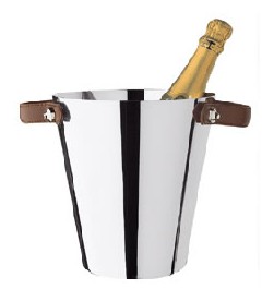 Seau à champagne et vin en plaqué argent, 1 bouteille