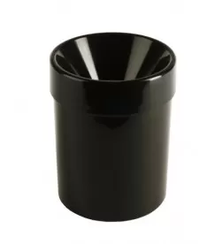 Mini / Individual Black Plastic Wine Spittoon 1l