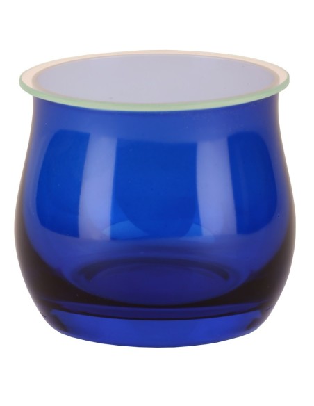 Olive oil glasses, cobalt blue, set of 6