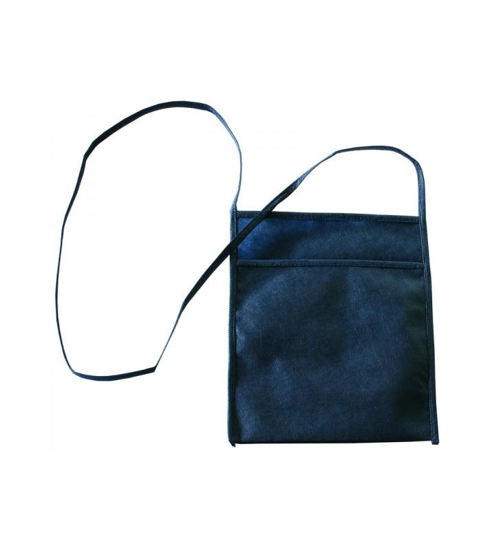 Sacs porte-verres en tissus non tissé bleu, grand verres, neutre, 10 pièces