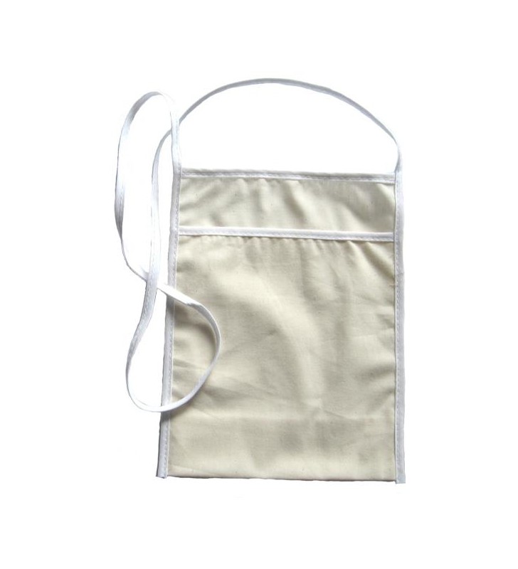Sacs porte-verres en coton nature, grand verres, neutre, 10 pièces Sacs porte-verres en coton nature, grand verres, neutre, 10 pièces