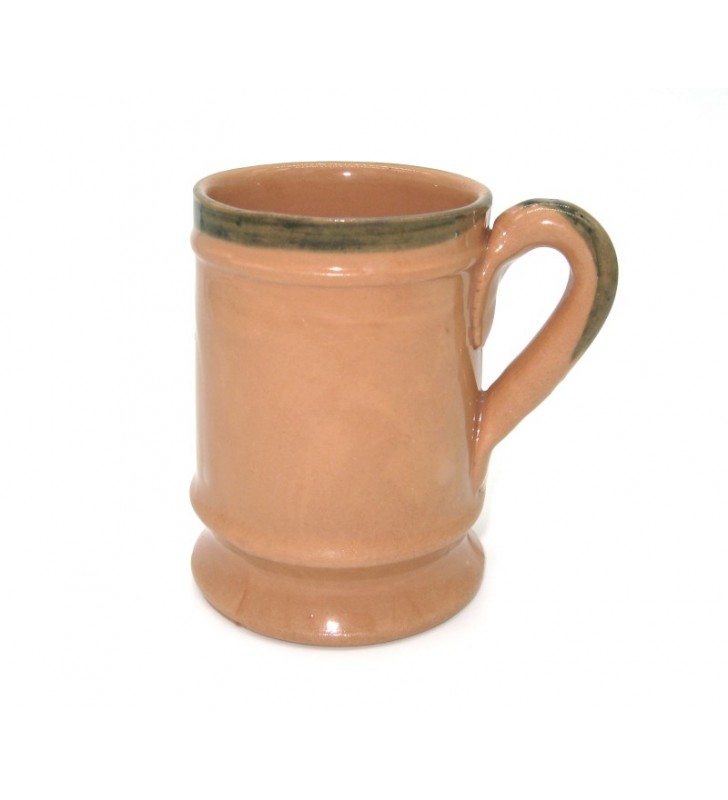 Verre à bière en terre cuite 20 Cl, 2 pièces Verre à bière en terre cuite 20 Cl, 2 pièces