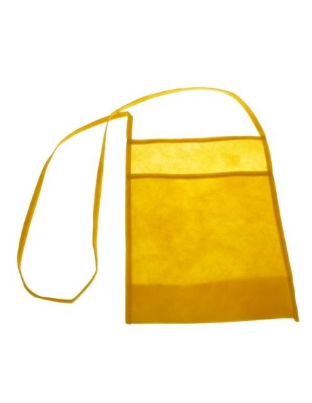 Yellow glass holder for tasting