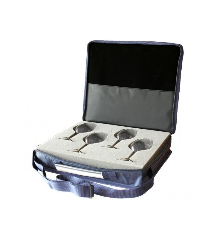 Premium Wine tasting Set, 1 Carrying Case, 4 premium glasses Premium Wine tasting Set, 1 Carrying Case, 4 premium glasses
