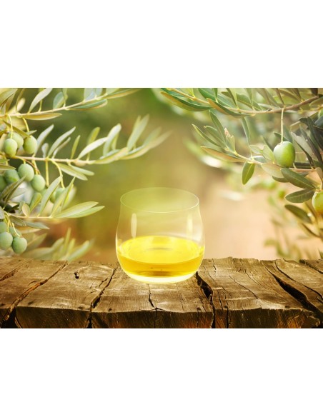 Verres de dégustation d'huile d'olive, transparente,6 pièces