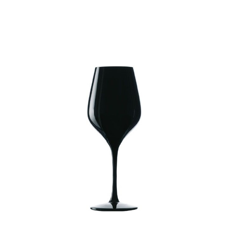 Stolzle Exquisit Calici neri da vino cl. 35, cristallo, Conf. 6 pz