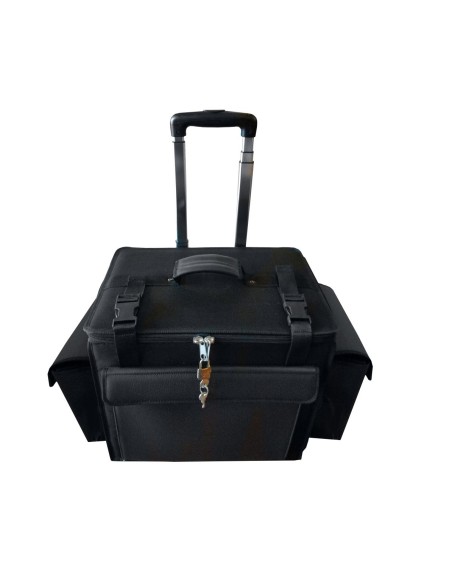 Trolley porta bottiglie refrigerato per 12 bottiglie di vino, vista dall'alto