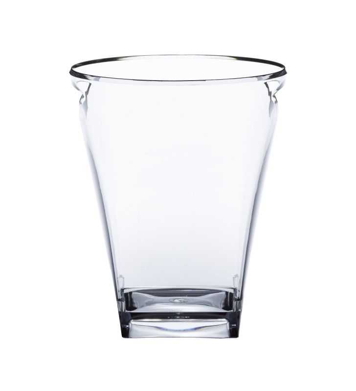Quadra Sektkühler aus Plexiglas, transparent für 1 Flasche