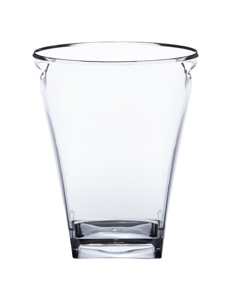 Quadra Sektkühler aus Plexiglas, transparent für 1 Flasche