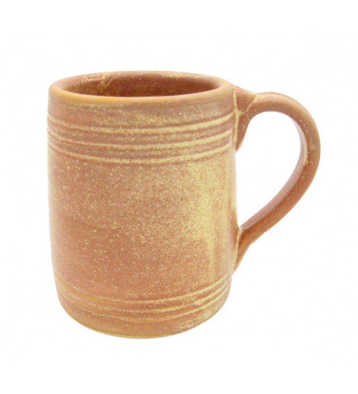Verres en terre cuite pour la bière 40 Cl, artisanal, 2 pièces Verres en terre cuite pour la bière 40 Cl, artisanal, 2 pièces