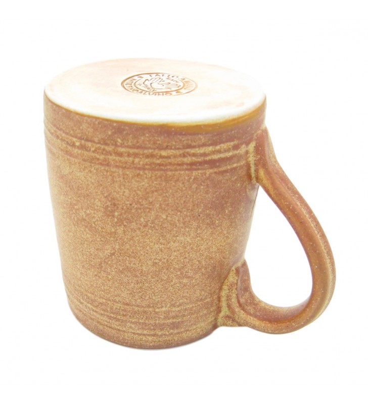 Verres en terre cuite pour la bière 40 Cl, artisanal, 2 pièces Verres en terre cuite pour la bière 40 Cl, artisanal, 2 pièces