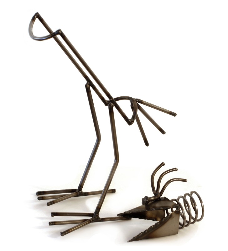 Porte-bouteille de vin, corbeau, métal Porte-bouteille de vin, corbeau, métal