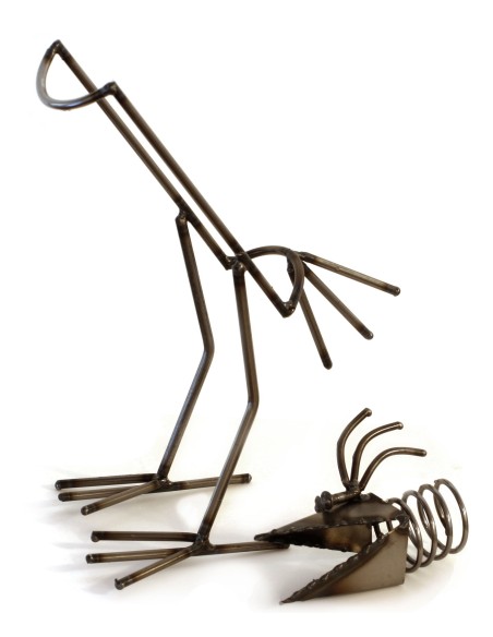 Metal Crow Bottle Holder, unique design