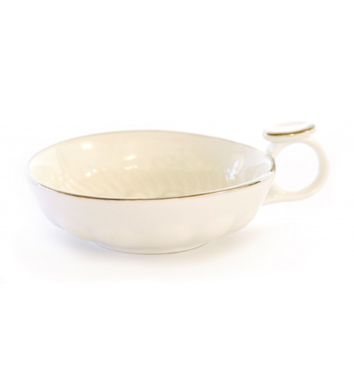 Tastevin für Sommeliers aus Porzellan mit Kette Tastevin für Sommeliers aus Porzellan mit Kette