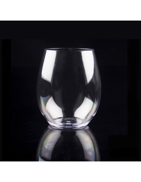 Bicchieri plastica tritan acqua, vino cl. 39, trasparente