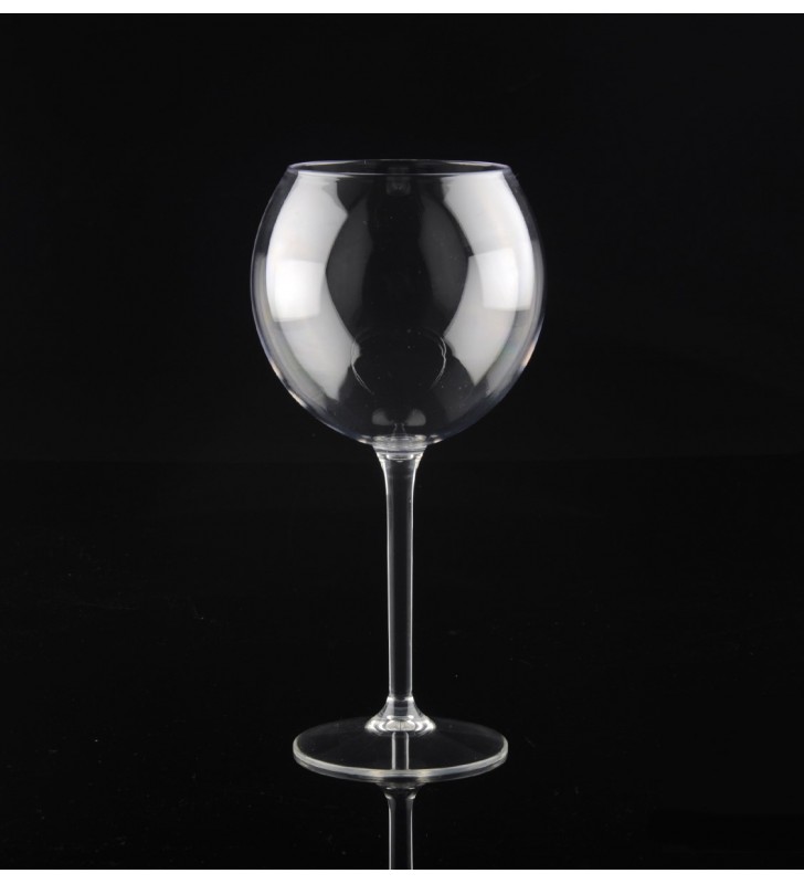 Plastic ballon glasses tritan, red wines, cl. 65, transparent Plastic ballon glasses tritan, red wines, cl. 65, transparent