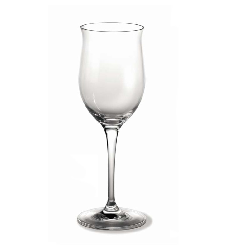 Verres à vin blanc 27 cl, Cristal, 6 pièces