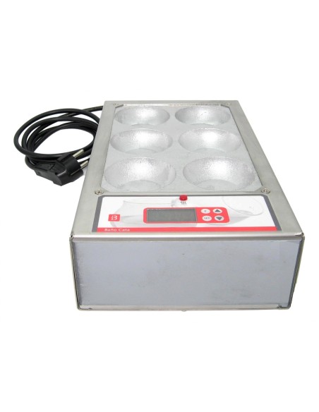 Oil warmer for 6 oil tasting glasses COI for panel testing