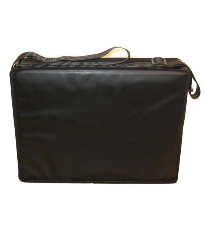 Valise de transport premium pour 4 verres à degustation, 1 tire-bouchon, en simili cuir noir Valise de transport premium pour 4 verres à degustation, 1 tire-bouchon, en simili cuir noir