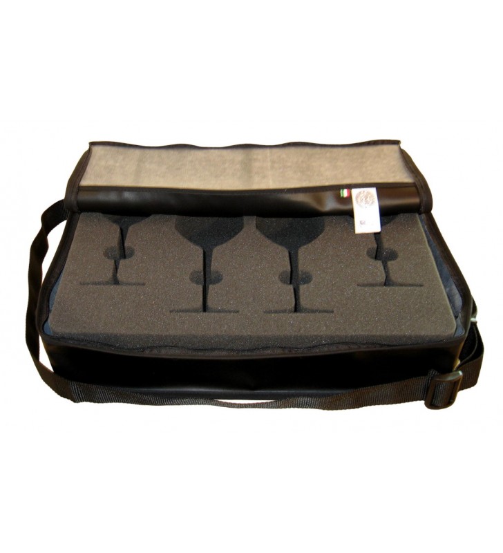 RCR, Riedel, Stolzle Wine Glasses eco-leather Carrying Case RCR, Riedel, Stolzle Wine Glasses eco-leather Carrying Case