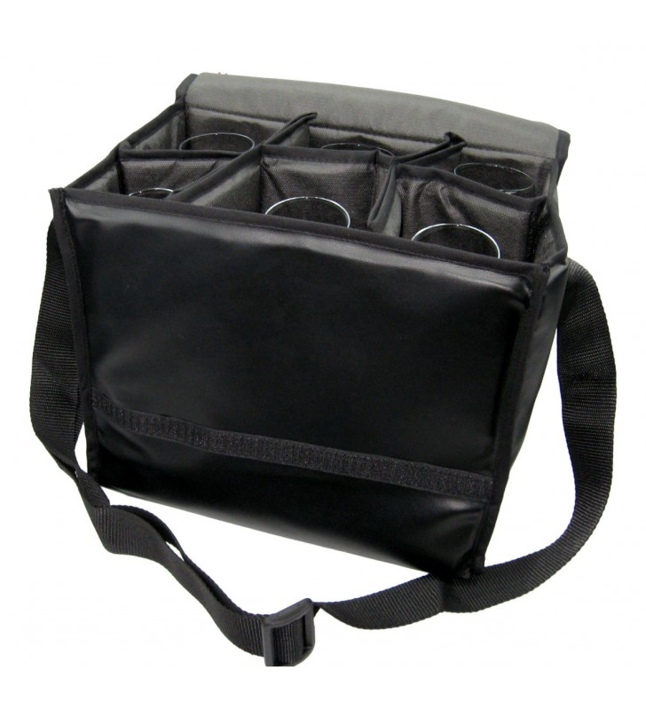 Valise de transport pour 6 verres de dégustation, en similicuir Valise de transport pour 6 verres de dégustation, en similicuir