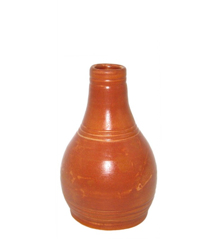 Brocca terracotta fatta a mano al tornio, mezzo litro